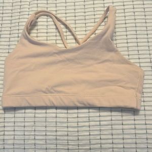 Athleta Girl ballet Pink sports bra